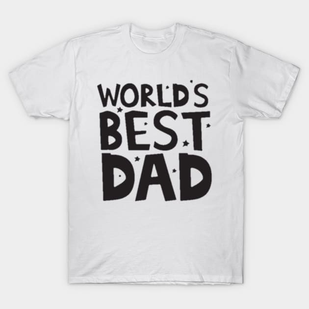 Worlds best dad T-Shirt by agenkelapa